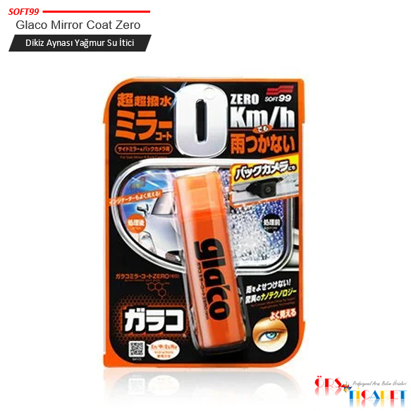 Soft99 Glaco Mirror Coat Zero 40 ml / Dikiz Aynası Yağmur Su İtici