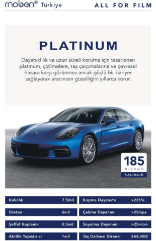 MOBEN Platinum / Ppf  Kaplama 185 micron