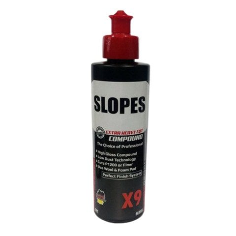 Slopes X9 Extra Heavy Cut Compound 250 ml / Agresif Çizik Giderici Pasta