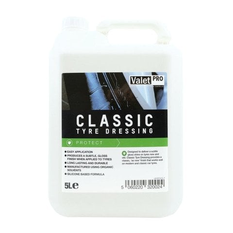 Valet Pro Classic Tyre Dressing 5 Lt / Lastik Parlatıcı