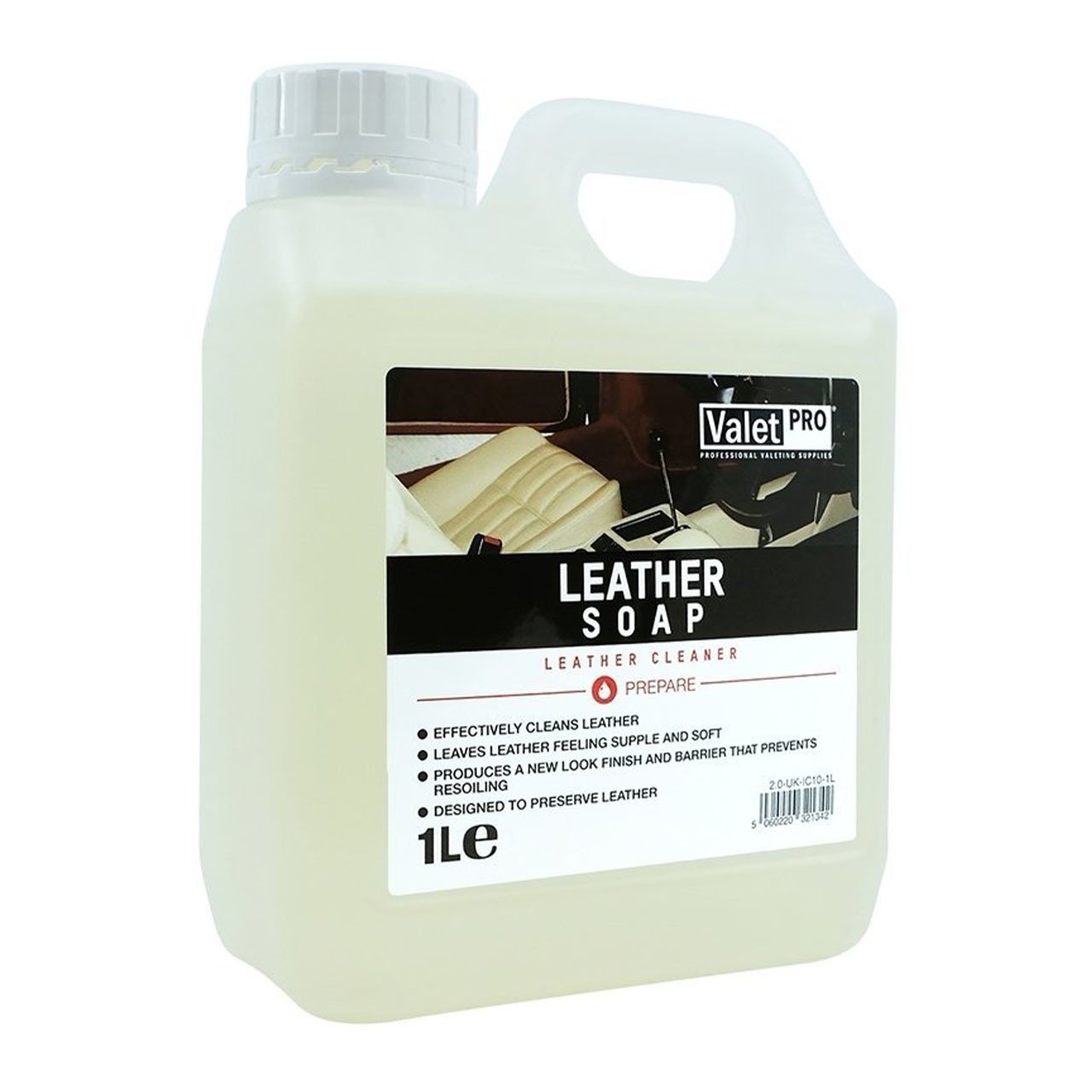 Valet Pro Leather Soap 1 Lt / Deri Temizleyici