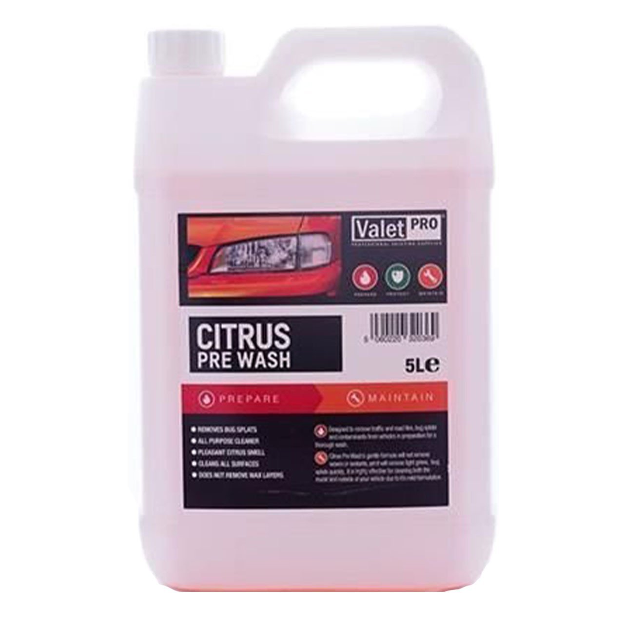 Valet Pro Citrus Pre Wash 5 Lt / Yıkama Köpüğü