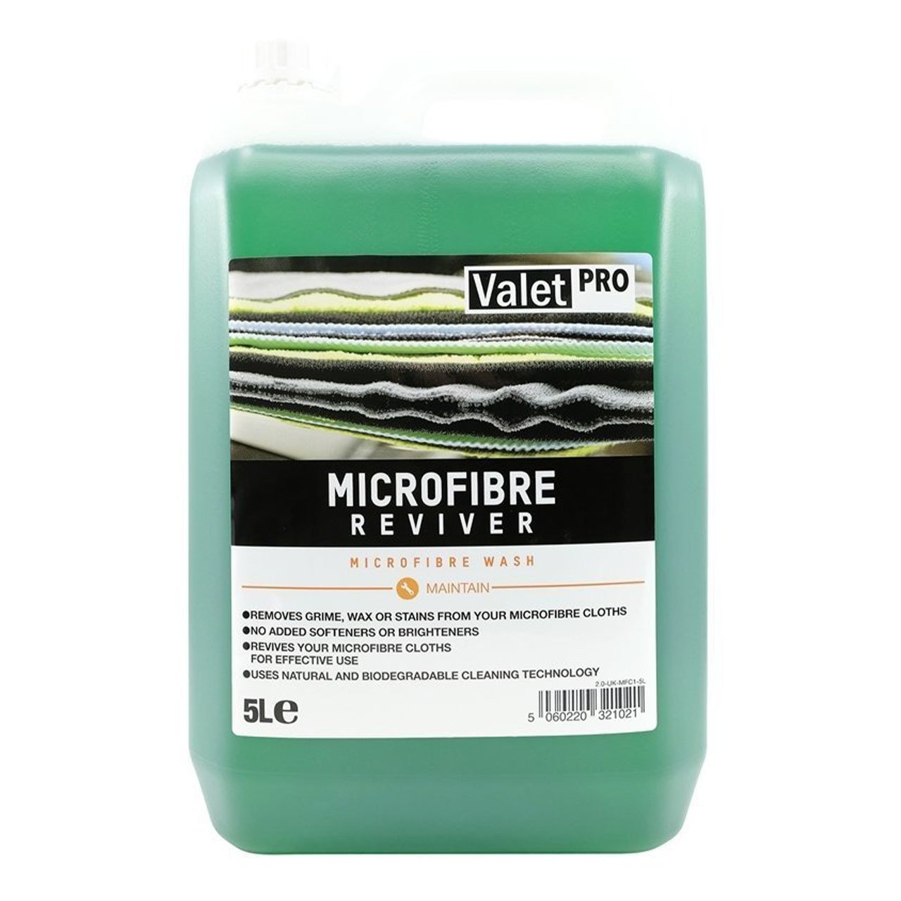 Valet Pro Microfibre Reviver 5 Lt / Mikrofiber Bez Yıkama Şampuanı