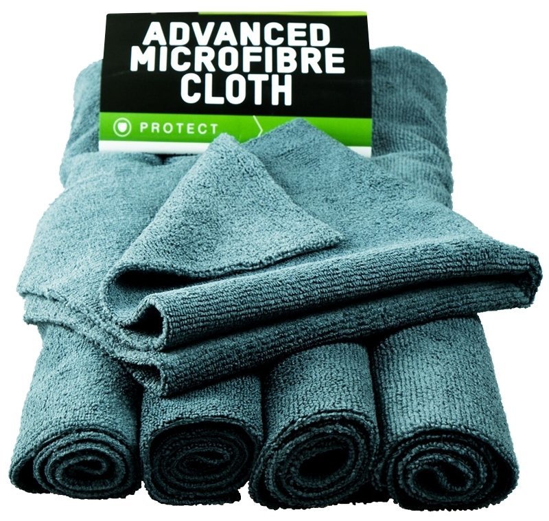 Valet Pro 22509 Advanced Microfibre Cloth P/5 40x40cm /  Lazer Kesim Cam Silme Bezi