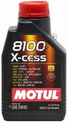 05W40 Motul 8100 X-Cess %100 Tam Sentetik Motor Yağı 1LT