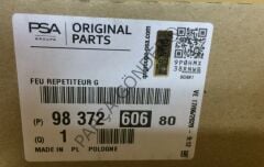 Peugeot Yeni 208 2008 Sol Sinyal Opel Corsa Orijinal 9837260680