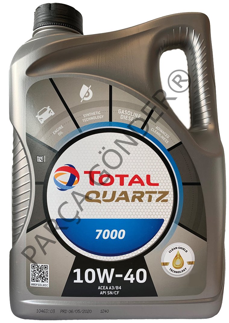 10W40 Total Quartz 7000 4 Litre