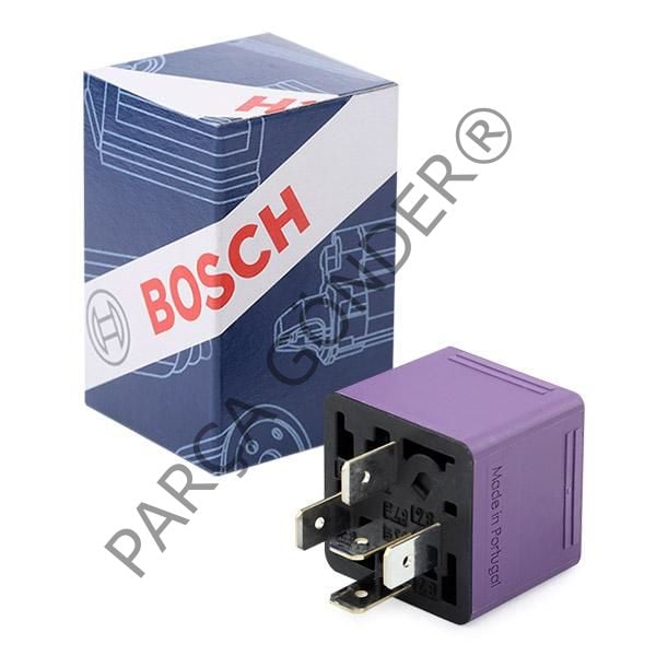 Fan Rolesi 12V 30A Mor Bosch 5 Kutup Değiştirici Fonksiyon 0332209151