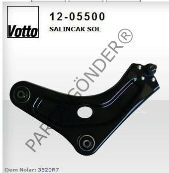 207 208 C3 C3 Picasso Sol Salıncak Votto 3520.R7