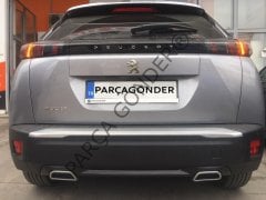 Yeni Peugeot 2008 (P24E) Arka Tampon Difüzörü Komple Set