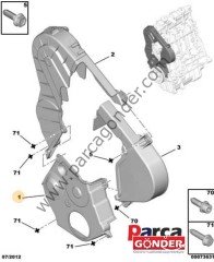 Triger Kayış Muhafazası DW8 1.9 D Frow 0320.X6