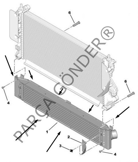 Boxer 3 Jumper 3 Turbo İntercooler Kale 0384.K1