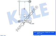 308 (T7) RCZ Kalorifer Radyatörü Kale  6448.S4