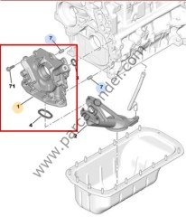 Yağ Pompası MagnettiMarelli1.4 HDI 1.6 HDI DV4 DV6 1001.F2