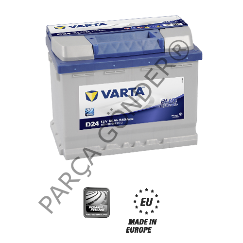 Varta 60 Amper Akü 60 Ah 540 A Blue Dynamic 560 408 054