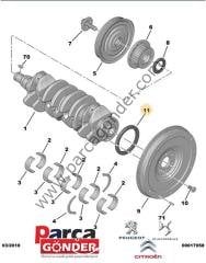 Krank Keçesi 1.4 Hdi Dv6 1.6 Hdi Tüm Seri Orijinal 1682801280