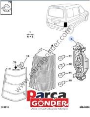 Partner Berlingo Sag Stop Lambası Duysuz Pleksan 6351.EE