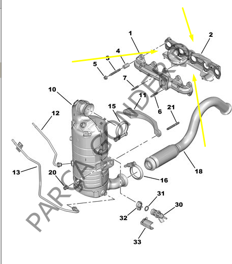 Egsoz Manifold Contası 1.5 Dizel 9816267280