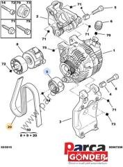 Alternatör Kayışı 6K 1710 Dayco 5750.XR