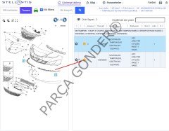 Opel Astra J Sol Ön Tampon Karlık Orijinal 13300688