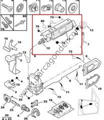 Peugeot 306 Sol Ön Kapı Kolu Dış Açma 9101.P1 Luvi