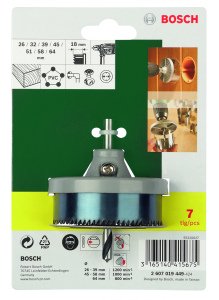 Bosch - 7 Parça Delik Açma Testeresi Seti (18 mm)