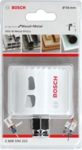 Bosch - Yeni Progressor Serisi Ahşap ve Metal için Delik Açma Testeresi (Panç) 56 mm