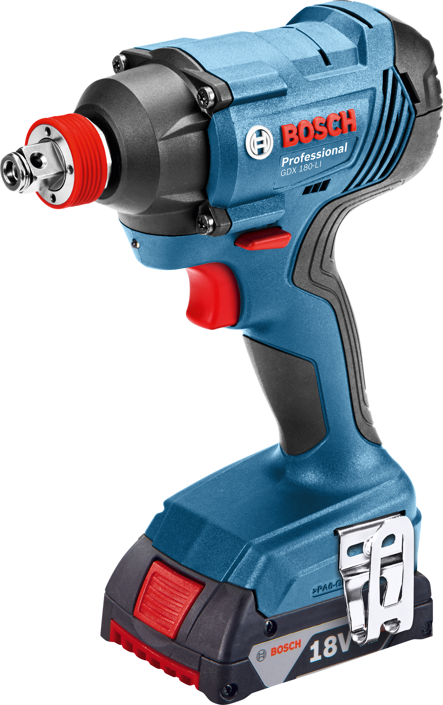 Bosch Professional GDX 180-LI 3,0 Ah Çift Akülü Darbeli Somun Sıkma - Kömürsüz Motor