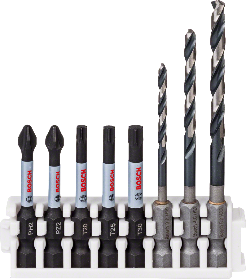 Bosch - Impact Control Serisi HSS/Power Bit Karışık 8'li Set