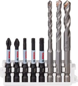Bosch - Impact Control Serisi HEX-9 Ceramic/PowerBit 8'li Set