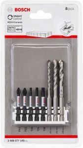 Bosch - Impact Control Serisi HEX-9 Ceramic/PowerBit 8'li Set