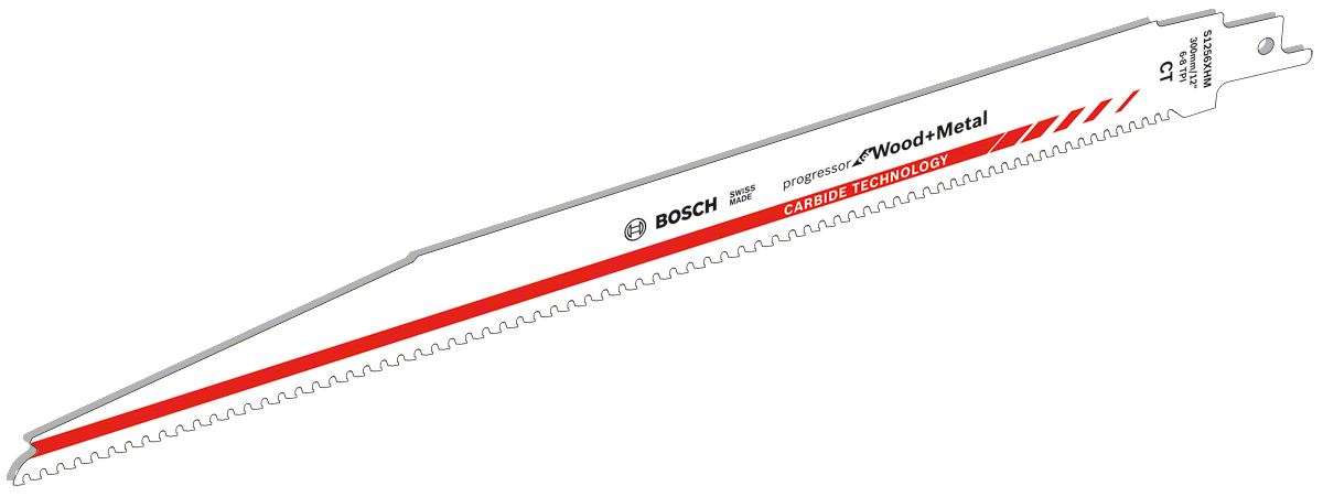 Bosch - Progressor Serisi Ahşap ve Metal için Panter Testere Bıçağı S 1256 XHM 10'lu