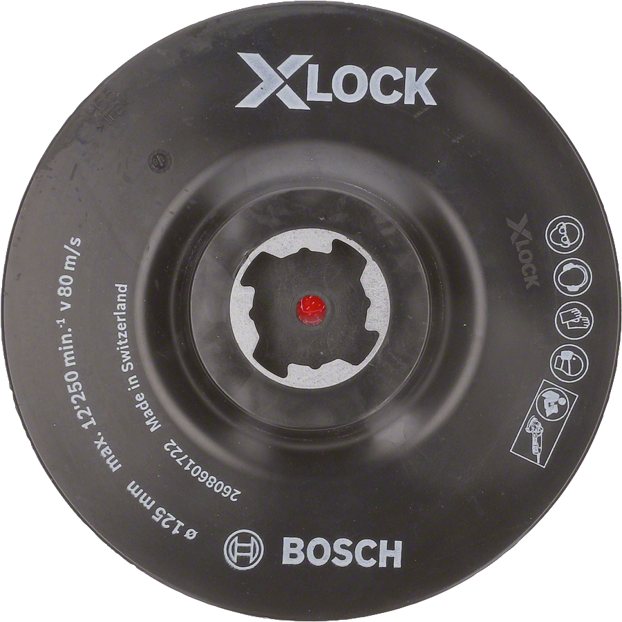 Bosch - X-LOCK - 125 mm M14 Kağıt Zımparalar için Taban