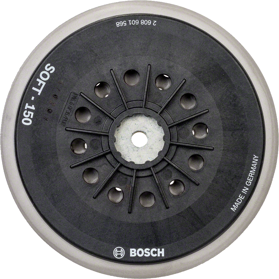 Bosch - 150 mm Çok Delikli Zımp. Tabanı Yumuşak (GEX)