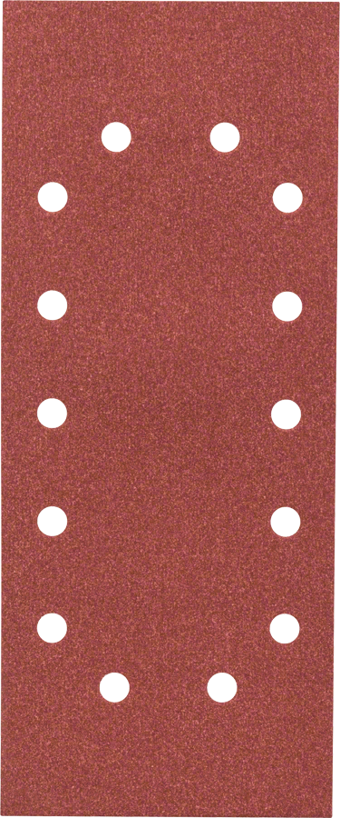 Bosch - Titreşimli Zımpara Kağıdı 10'lu, 115 x 280 mm 120 Kum 14 Delik