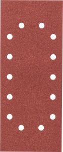 Bosch - Titreşimli Zımpara Kağıdı 10'lu, 115 x 280 mm 120 Kum 14 Delik