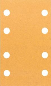 Bosch - Best for  Serisi Ahşap Zımpara 80 x 133 mm 120 kum 6 Delik
