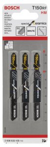 Bosch - Seramik İçin Özel T 150 RIFF Dekupaj Testeresi Bıçağı - 3'Lü Paket