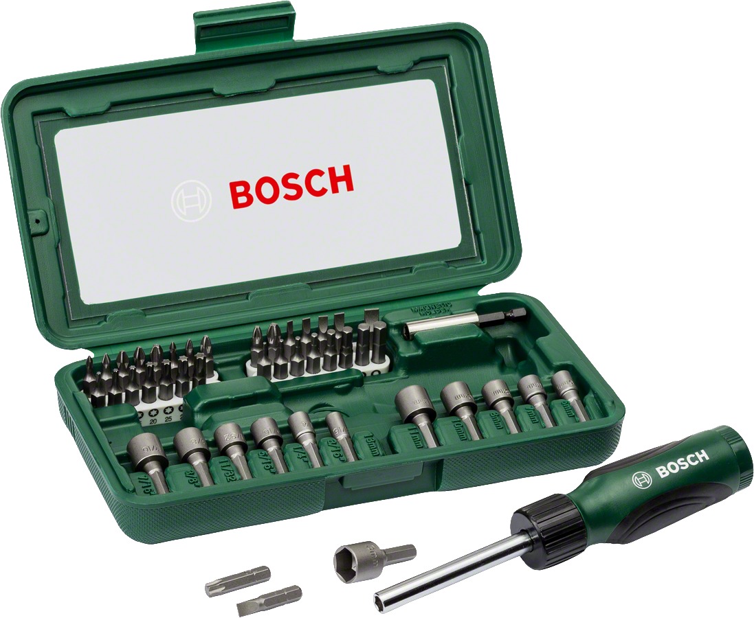 Bosch - 46 Parça Tornavidalı Vidalama ve Lokma Ucu Seti