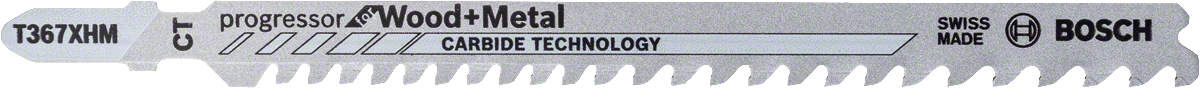 Bosch - Progressor Serisi Metal ve Ahşap Kesimi İçin Özel T 367 XHM Dekupaj Testeresi Bıçağı - 3'lü Paket