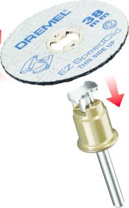 DREMEL® EZ SpeedClic: metal kesme diskleri 5'li paket. (SC456)