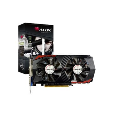 AFOX GEFORCE AF1050TI-4096D5H2-V4 GTX1050TI 4096MB DDR5 128BIT HDMI DVI Dual Fan