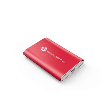 HP 250GB P500 PORTABLE  SSD - RED