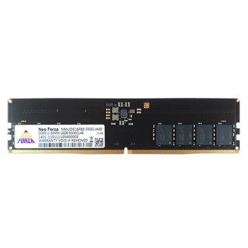 NEOFORZA 16GB 5600MHz CL40 1.25V  DDR5 UDIMM