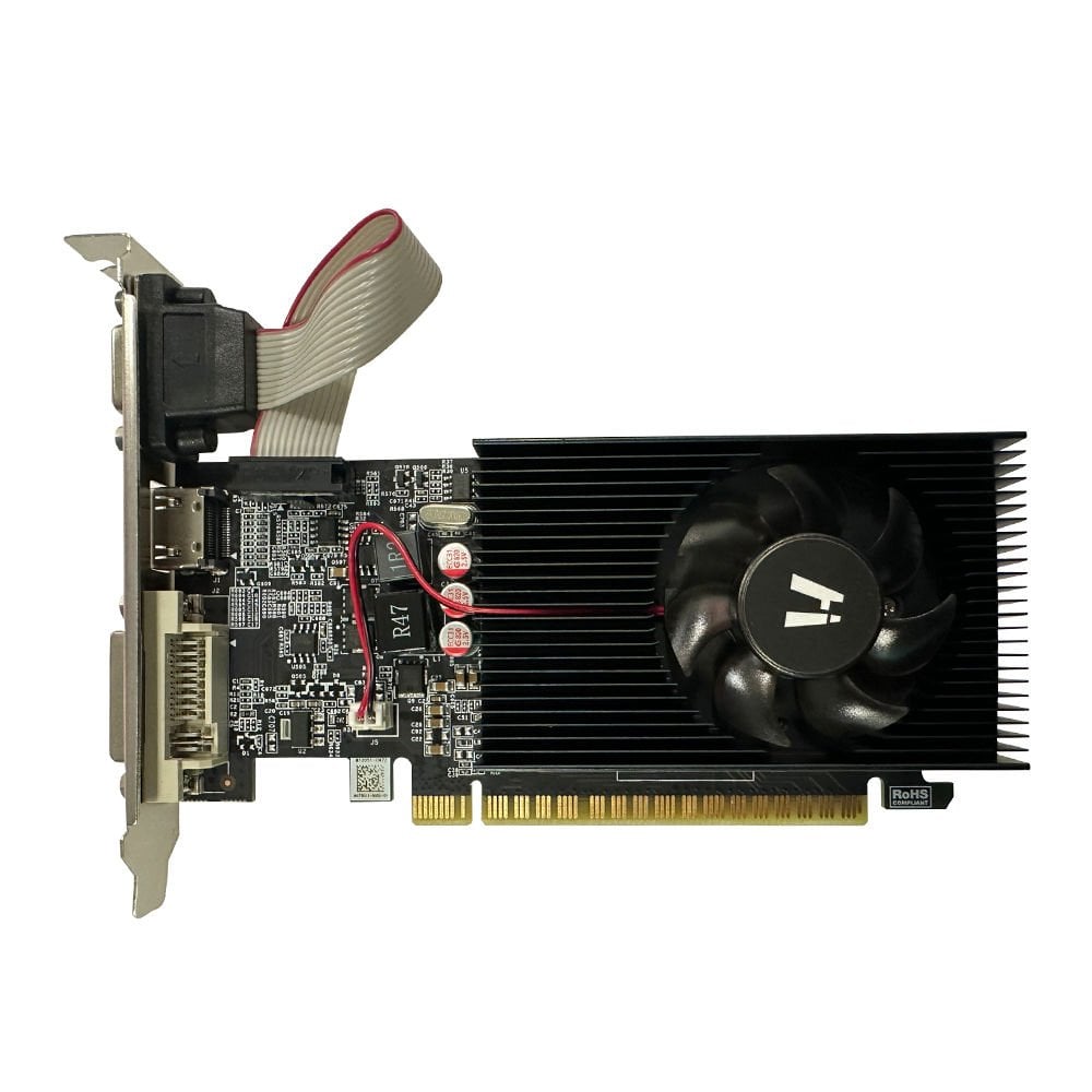 HI-LEVEL GEFORCE GT730 2GB  DDR3 128Bit Single Fan HDMI/DVI/VGA