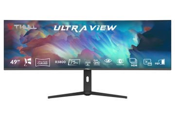 THULL Ultraview 49'' 1MS 75Hz DQHD  (1xHDMI+DP+Type-C+USB) IPS Frameless R3800 Curved Led Monitör