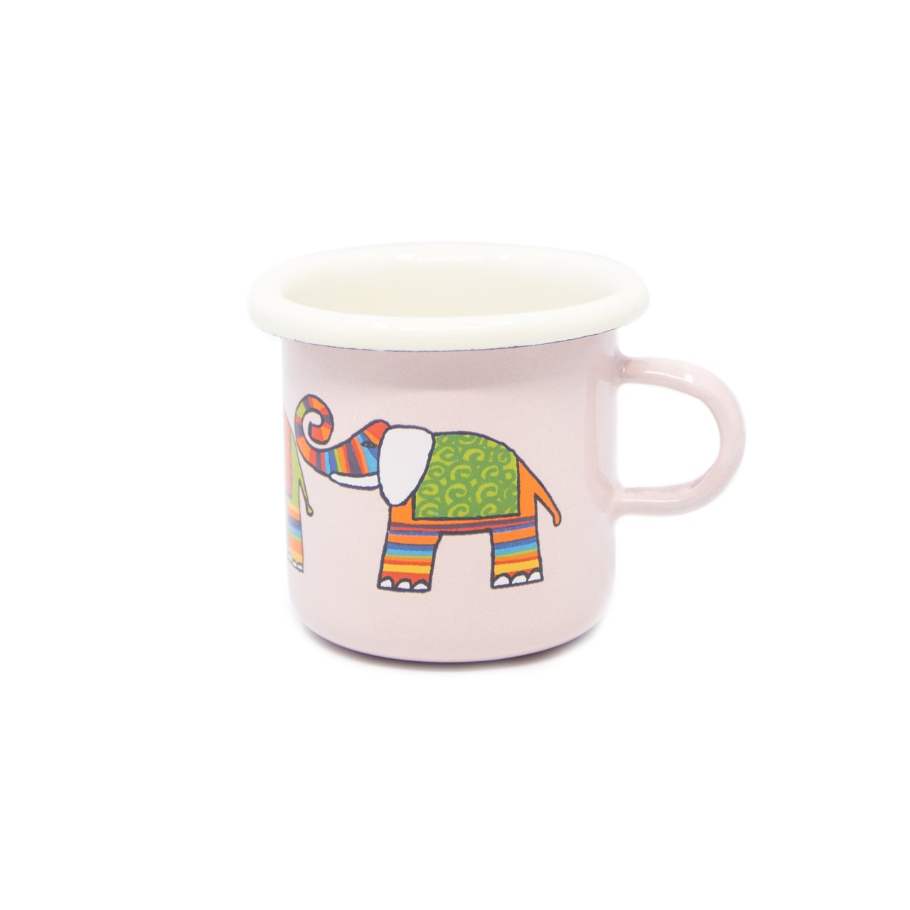 Emaye Minik Bardak-Pembe Fil