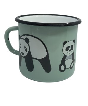 Emaye Bardak -Turkuaz Panda