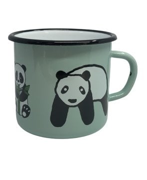 Emaye Bardak -Turkuaz Panda