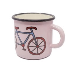 Emaye Bardaklar-Pembe Bisiklet